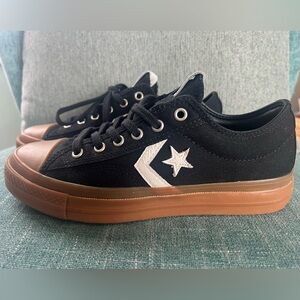 Converse Star Player 76 OX Black and White Sneakers